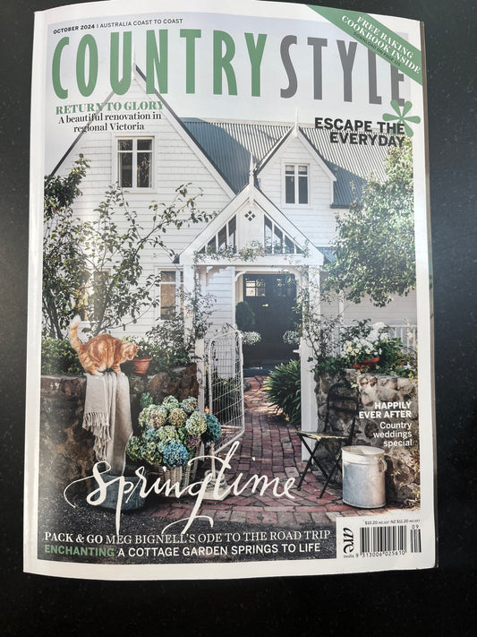 Country Style Magazine feature: Homegrown October 2024 Issue