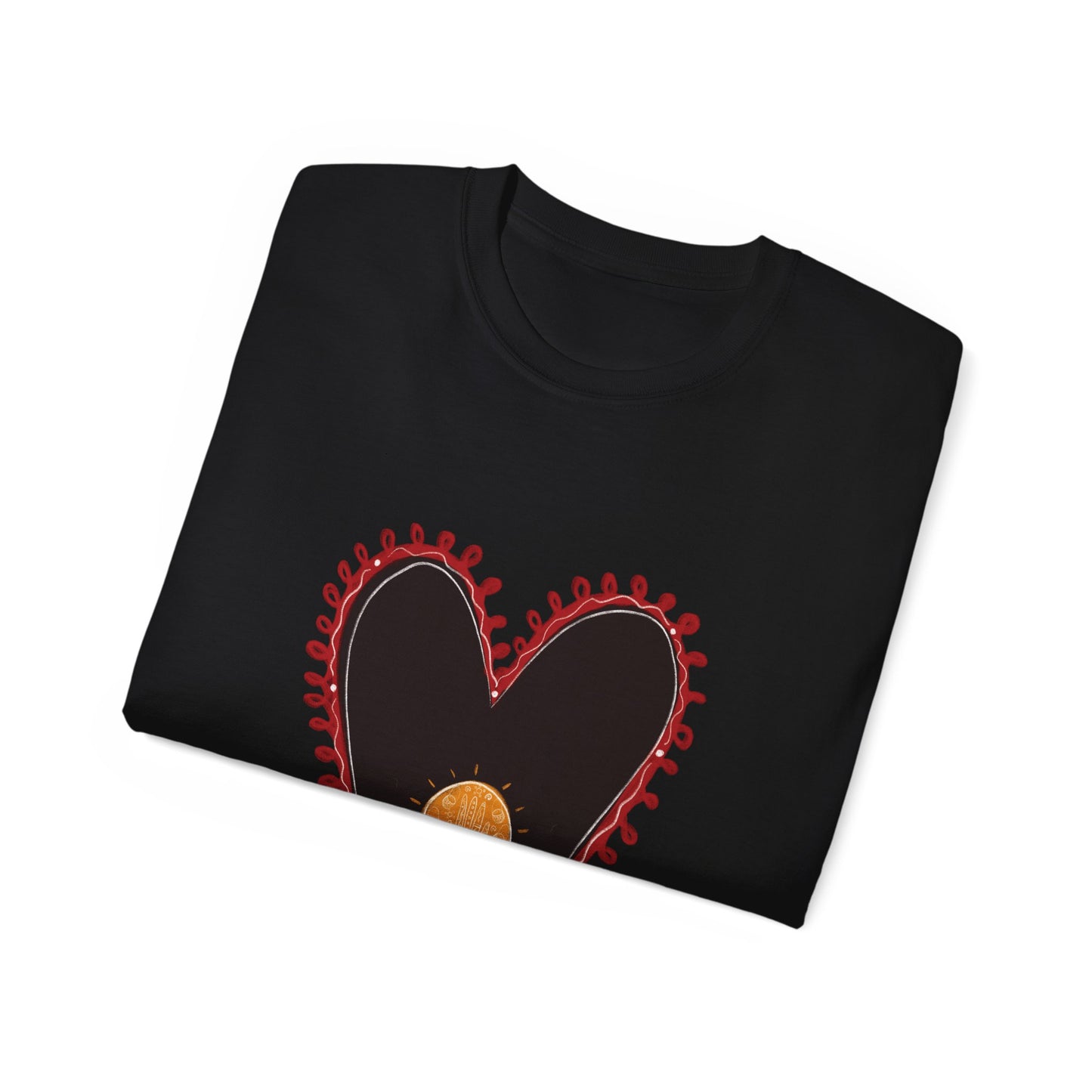 Ngumpie heart flag Tee