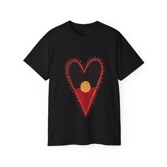 Ngumpie heart flag Tee