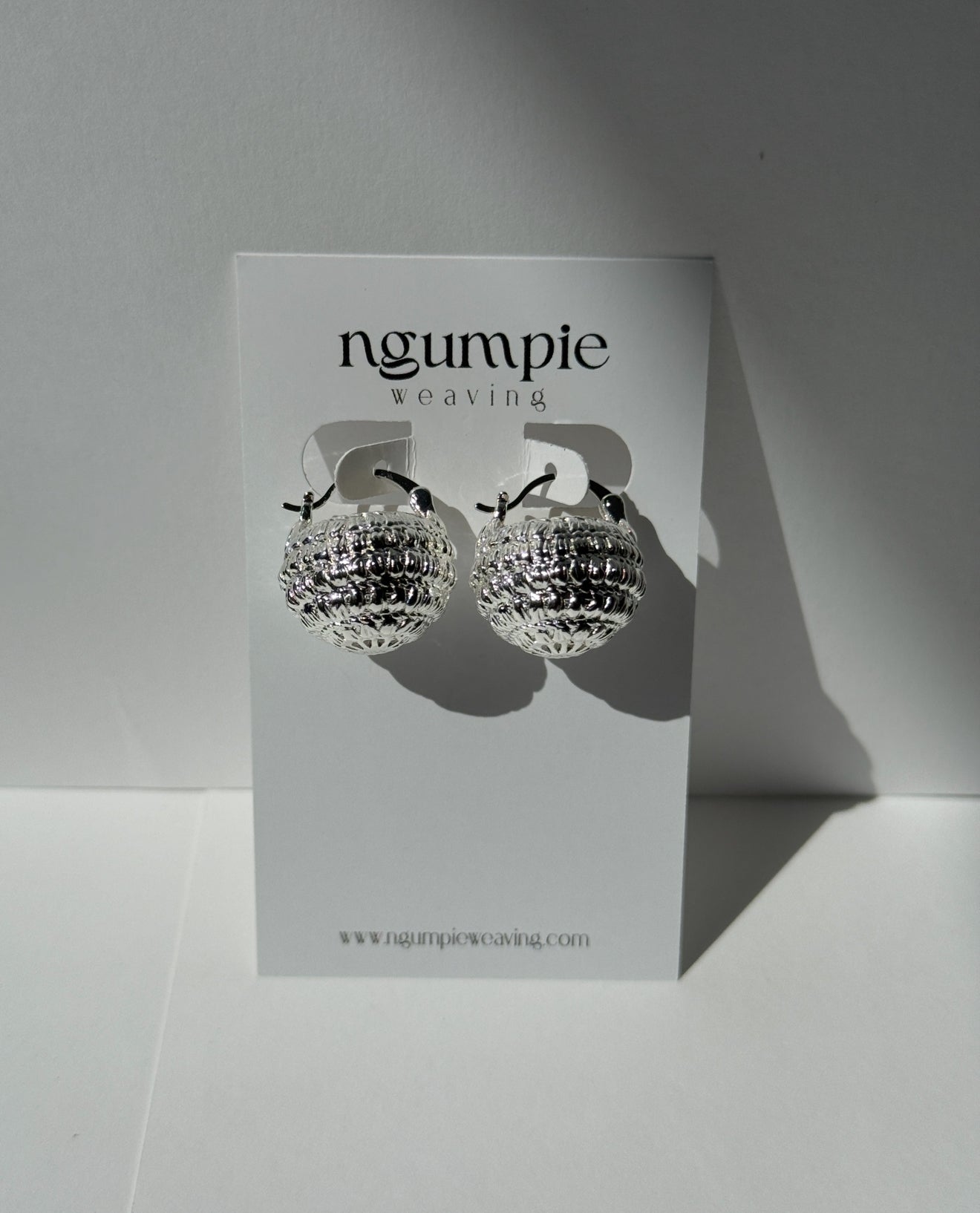 Mini Copper Basket Earrings