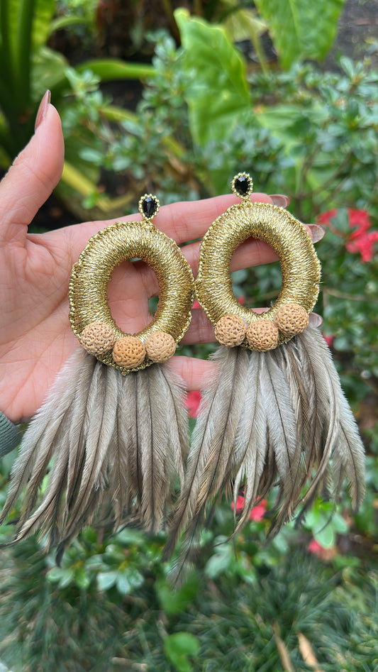 Gold Goddess Earrings