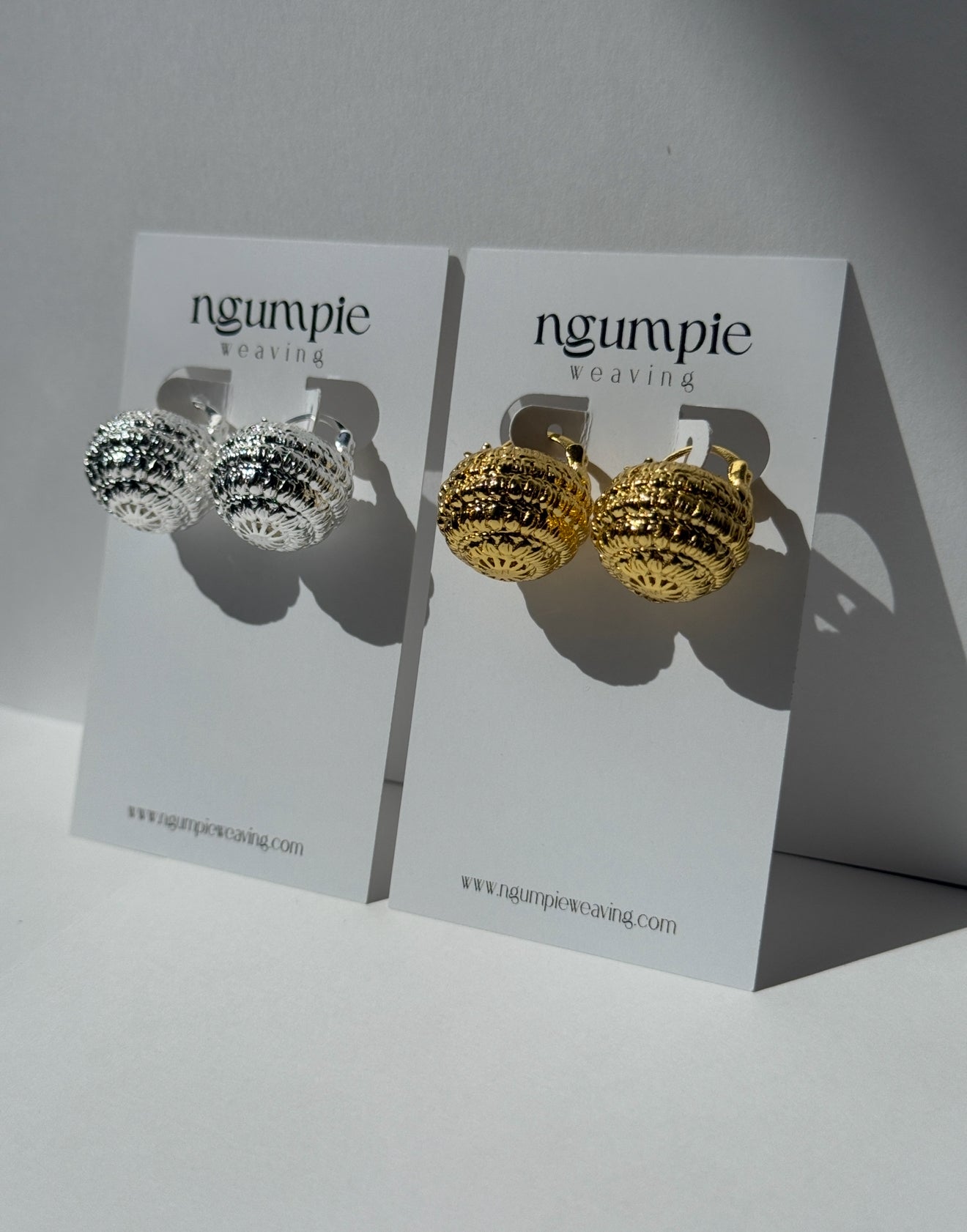 Mini Copper Basket Earrings